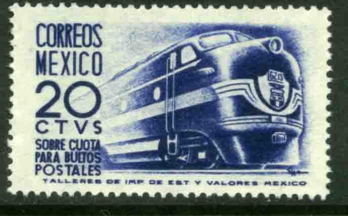 MEXICO Q10 20cents 1950 Definitive 2nd Printing wmk 300 MINT, NH. VF.