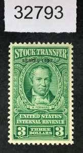 US STAMPS # RD127 MINT OG LH $28 LOT #32793
