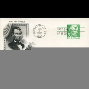 U.S.A. 1968 - Stamped card-UX55 FD