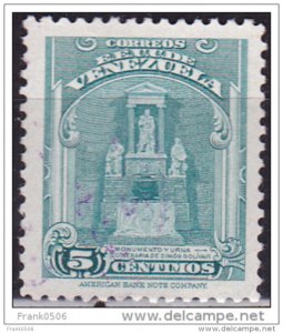 Venezuela 1940, Monument of Bolivar, 5c, used