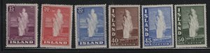 ICELAND   203-208  MINT HINGED,