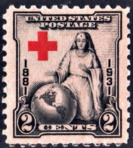 SC#702 2¢ Red Cross Issue (1931) MNH