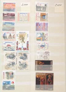 Monaco 1999/2007 Mainly MNH + Few Used Incl. Art (Apx 70) UK1823