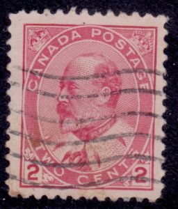 Canada 1903, King Edward VII, 2c, sc#90, used*