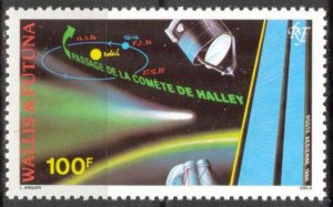 Wallis and Futuna 1986 Space Halley's Comet Mi. 499 MNH