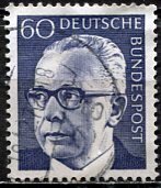 Germany; 1971: Sc. # 1034:  Used Single Stamp