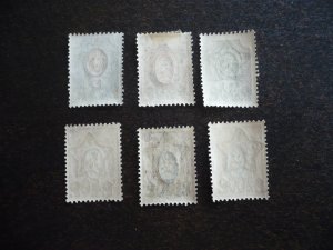 Stamps - Russia - Scott# 216, 218-222 - Mint Hinged Part Set of 6 Stamps