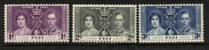 Fiji 114-6 MNH King George VI Coronation