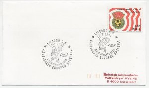 Cover / Postmark Italy 1991 Baseball - European Championships