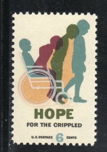 1385 * HOPE FOR THE CRIPPLED * U.S. Postage Stamp MNH