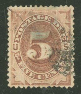 United States #J4  Single