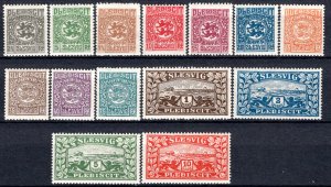 Schleswig Scott # 1 - 14, mint nh