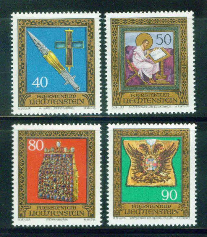 LIECHTENSTEIN Scott 617-20  CV $2.30 MNH**