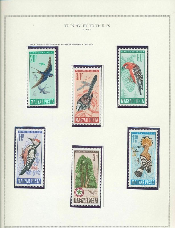Hungary 1965/66 Sport Flowers Space MNH(85+Stamps)W2534