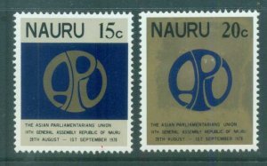 Nauru 1978 Asian Parliamentary Union MLH lot79498