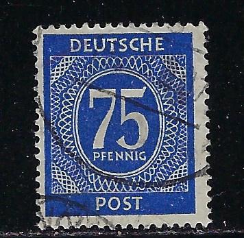 Germany AM Post Scott # 553, used