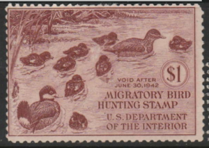 U.S. Scott #RW8 Duck Stamp - Cat $225 - Mint NH Single