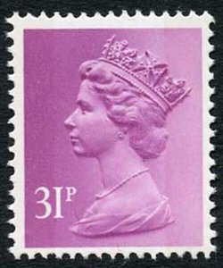 SGX919 1986 31p mauve 2-B u/m ex B Rail prestige booklet cat 15 Pounds