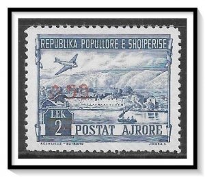 Albania #C60 Airmail Surcharged NG