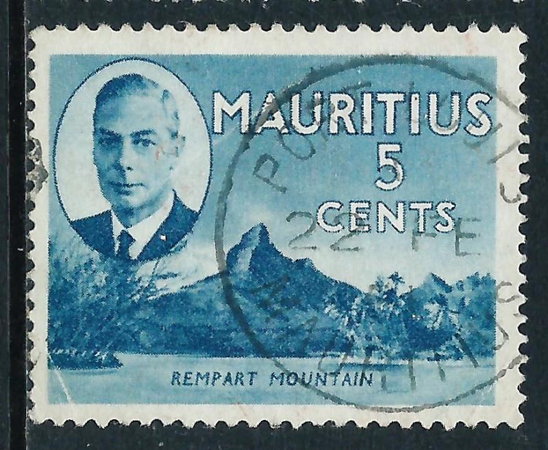 Mauritius, Sc #239, 5c Used
