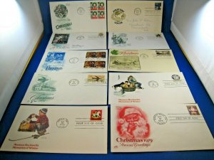 U.S. FDC SETS - CHRISTMAS - 1962-1999 - LOT OF 30     (fs16)