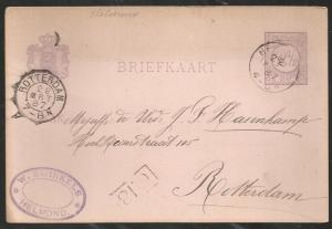 Netherlands, Government Postal Card