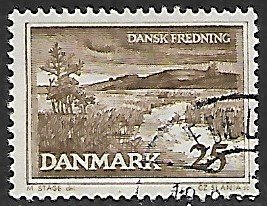 Danmark # 414 - Landscape - used  {Dk6}