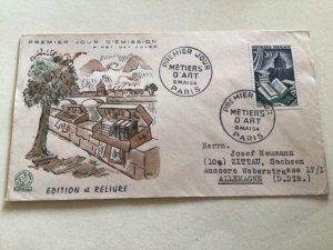 France First day Cover 1954 Metiers D,Art  A13900