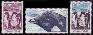 FSAT TAAF Birds Adelie Penguins 3v SG#149-151 MI#149-151