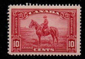 Canada Sc 223 1934 10c RCMP on Horse stamp mint NH