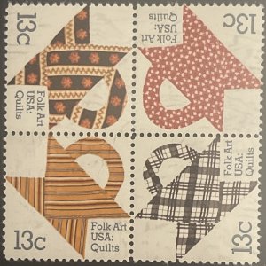 Scott #1745-1748 1978 13¢ Basket Design Quilts MNH OG VF
