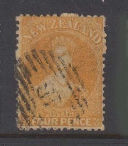 New Zealand FFQ Chalon 4d yellow SG 120 FU