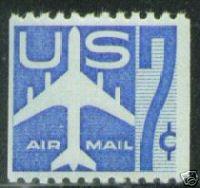 #C52 Blue Jet Coil  - MNH