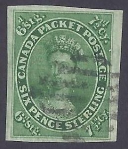 Canada Scott #9 Used Fine-VF