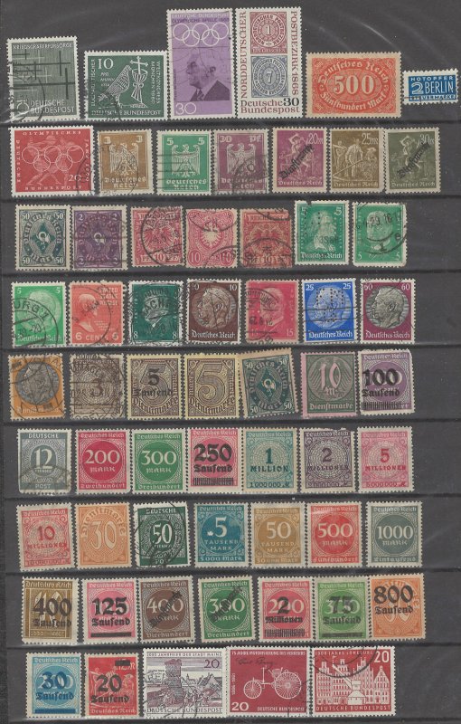 COLLECTION LOT # 46 GERMANY 120 STAMPS CLEARANCE