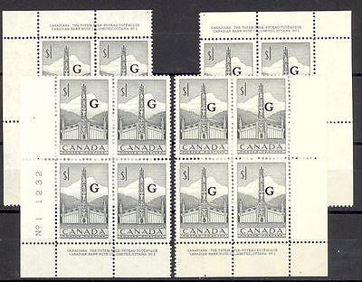 Canada ##032 Matched set of Plate Blocks VF NH Cat $450