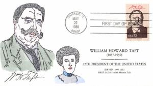 #2218h William H. Taft Claddagh FDC