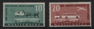 GERMANY   8N38-8N39 MINT HINGED SET