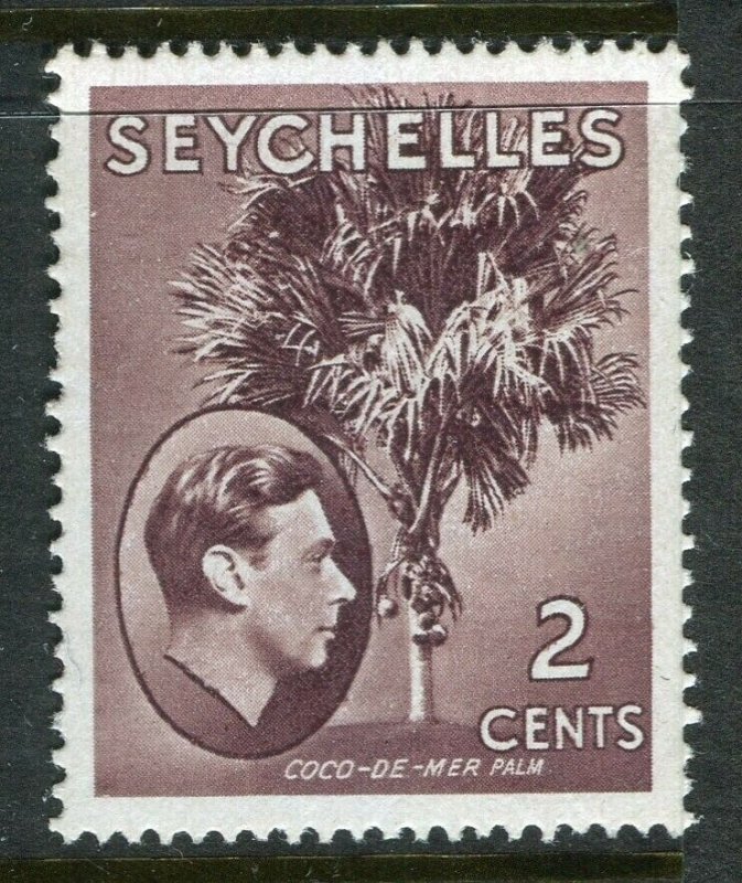 SEYCHELLES; 1938 early GVI pictorial issue Mint hinged 2c. value