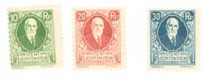 Liechtenstein #B1-B3  Single (Complete Set)