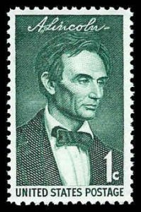 PCBstamps   US #1113 1c Beardless Lincoln, MNH, (41)