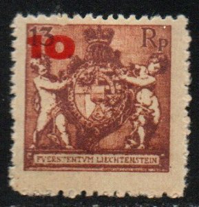 Liechtenstein Sc #71 Mint Hinged