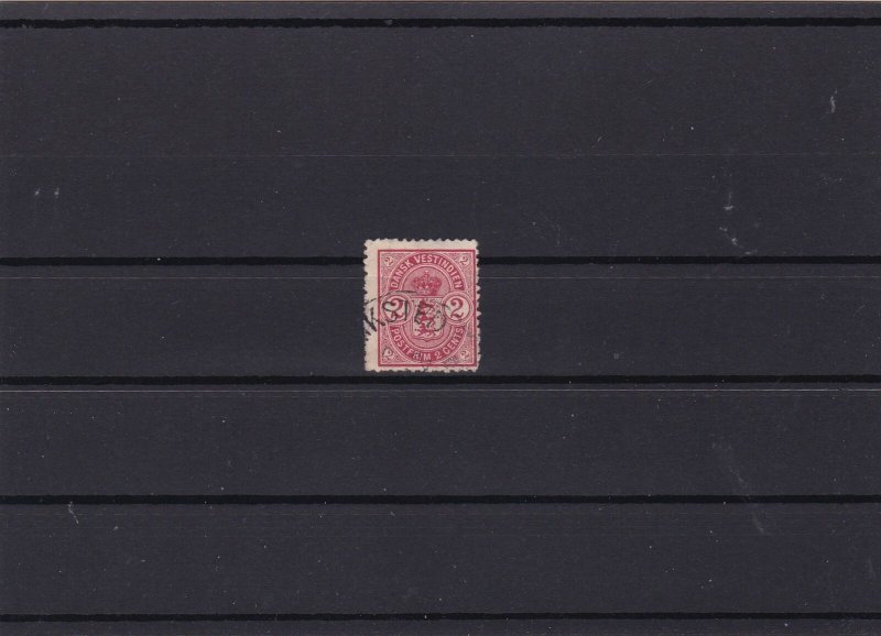 danish west indies 1900 used  stamp ref r9679