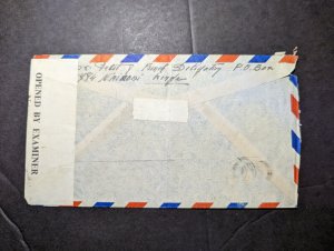 1945 British KUT Airmail Cover Nairobi Kenya to Casablanca French Morocco