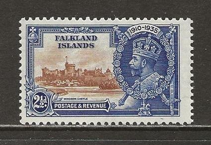 Falkland Islands Scott catalog # 78 Unused HR