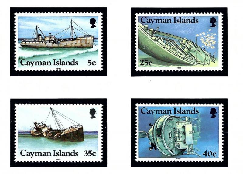 Cayman Is 539-42 MNH 1985 Ships