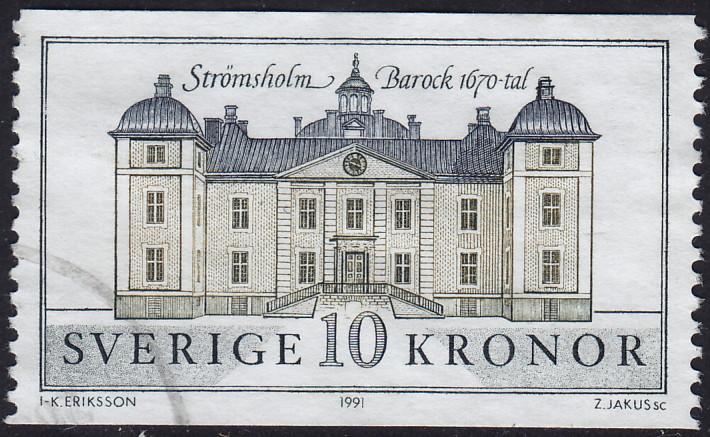 Sweden - 1991 - Scott #1874 - used - Stromsholm Castle