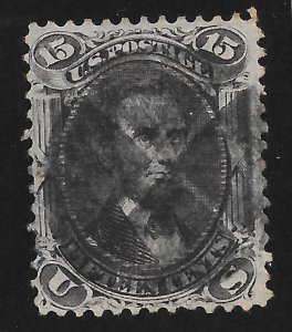 98 Used, 15c. Lincoln, Thin Paper, scv: $475  FREE INSURED SHIPPING