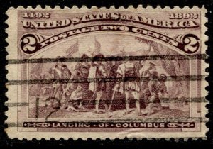 US Stamps #231 USED COLOMBIAN ISSUE