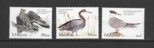 BIRDS - MALAYSIA #1008-10 MNH